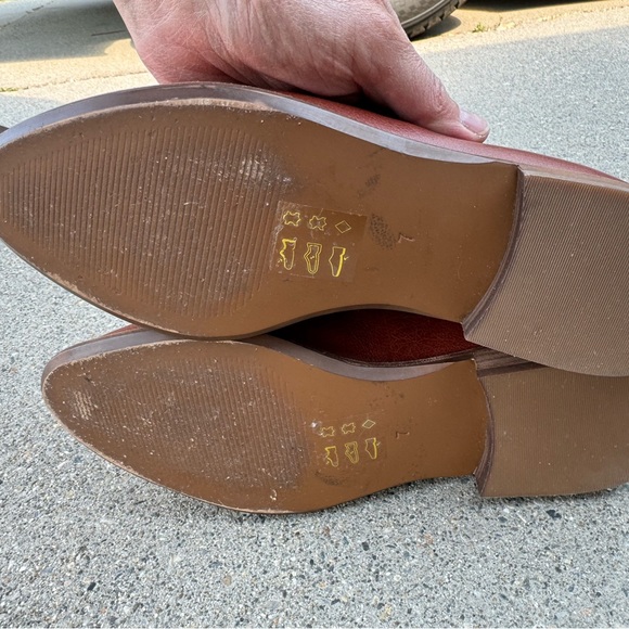 Madewell Frances Loafer Shoes Cognac 7 - Picture 3 of 6